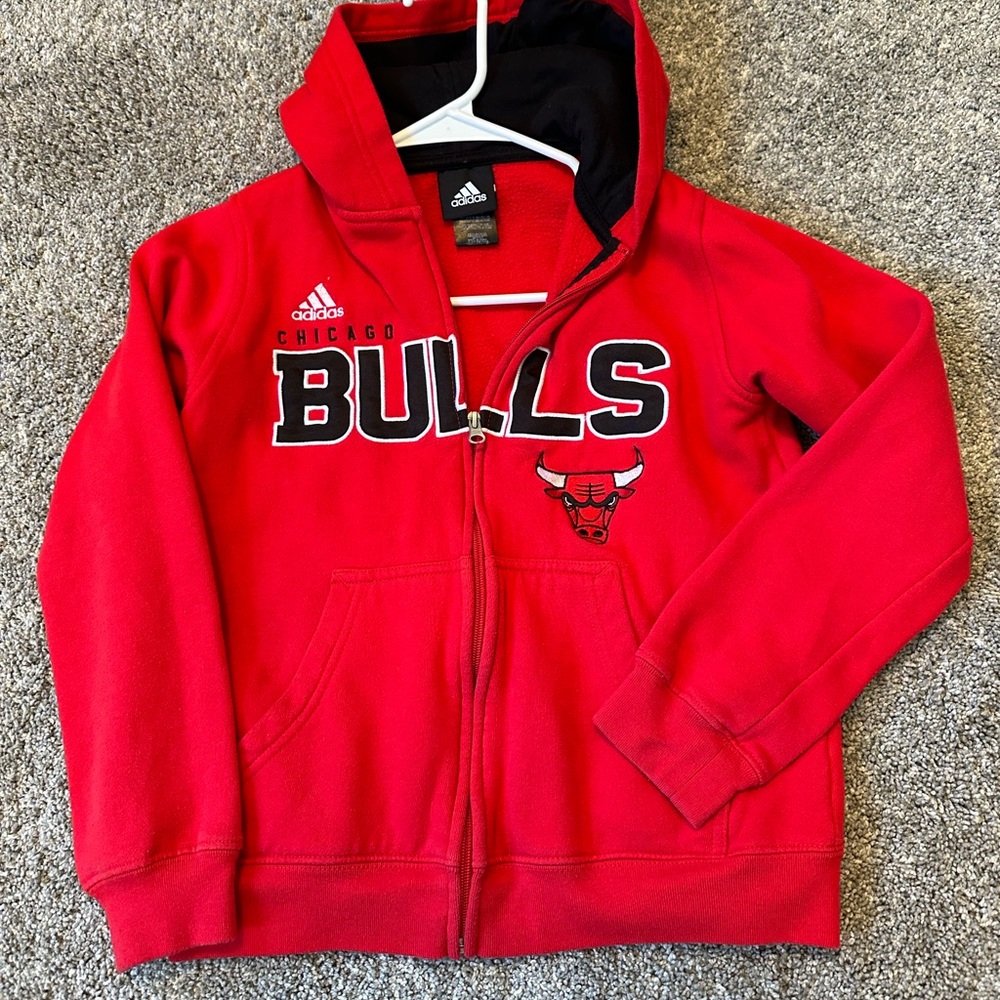 CHICAGO BULLS KIDS ZIP UP HOODIE